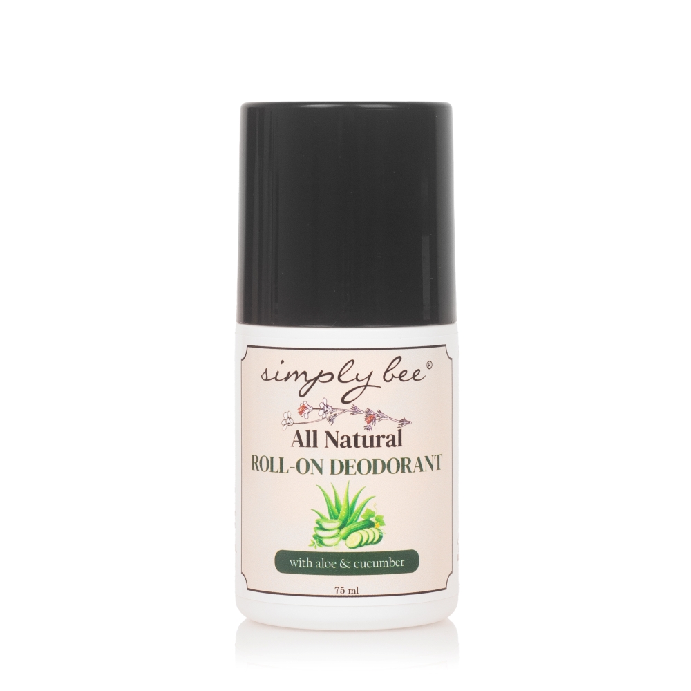 All Natural Roll-on Deodorant - aloe & cucumber 75ml